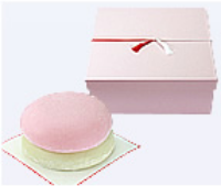 お祝い2段お餅（紅白重ね餅）