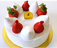 生クリームデコレーション（イチゴ仕上げ）